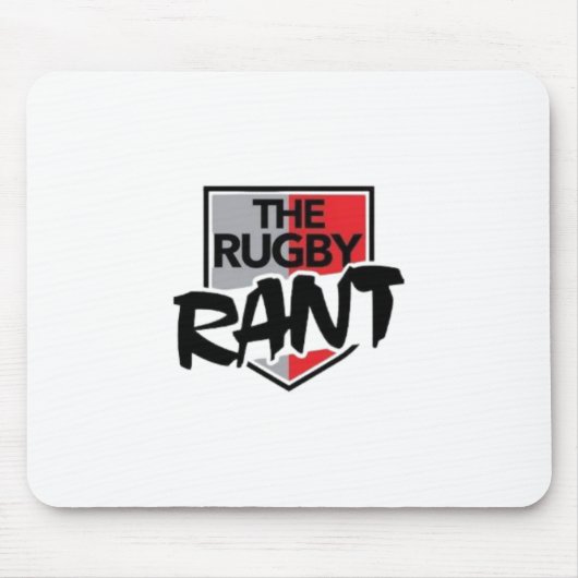 Het Rugby Rant Mousepad Muismat (Voorkant)