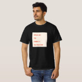 Het ruikt alsof je klaar bent met een Marathon Run T-shirt (Voorkant volledig)