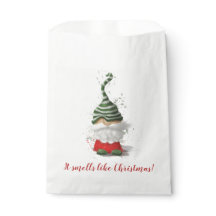 Het ruikt naar Kerstmis - gnoom 2 Favor Bag