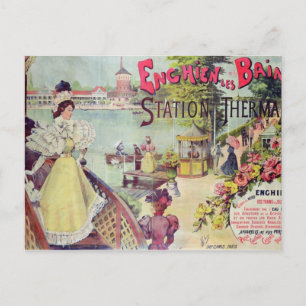 Het ruimtestation Enghien-les-Bains, Frankrijk Briefkaart