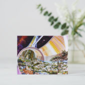 Het Ruimtestation van de ring - de Toekomstige Briefkaart (Staand voorkant)