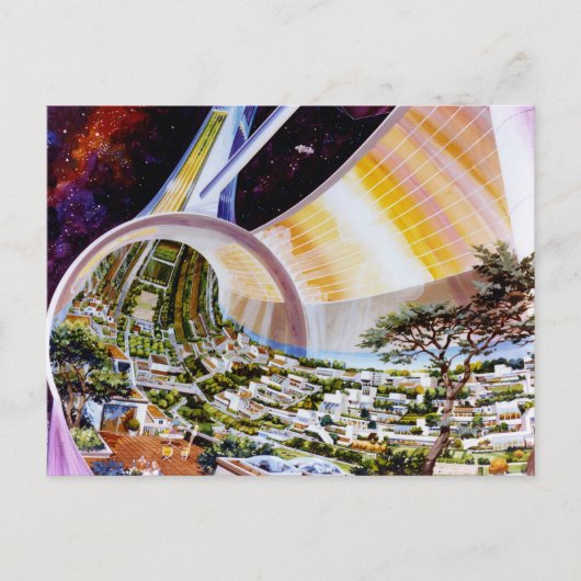 Het Ruimtestation van de ring - de Toekomstige Briefkaart (Voorkant)