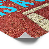 Het runnen is een cadeau - Motivatie Poster (Hoek)