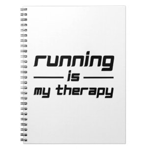 Het runnen is mijn therapie notitieboek
