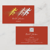 Het runnen van de Instructeur van de Toestand van Visitekaartje (Voorkant / Achterkant)