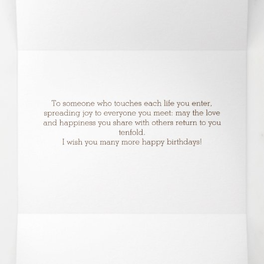 Het runnen van de verjaardagsgroet van Paarden Drieluik Kaart (Binnenkant midden)