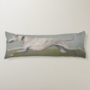 Het runnen van Greyhound Dog Art Body Pillow Lichaamskussen