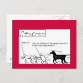 Het runnen van het Briefkaart van de Bulls.. (Voorkant / Achterkant)