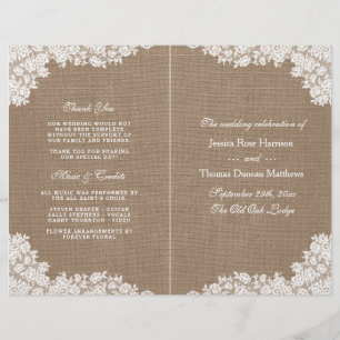 Het Rustic Burlap en het witte Collectie