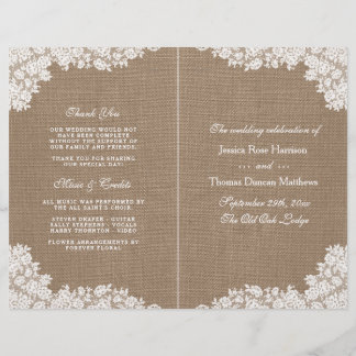 Het Rustic Burlap en het  witte Collectie