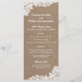 Het Rustic Burlap en het witte Collectie Programma (Voorkant)