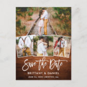 Het Rustic Hood van het Manuscript van de borstel  Briefkaart (Voorkant)