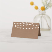 Het Rustic Kraft String Lights Wedding Collectie (Achterkant)
