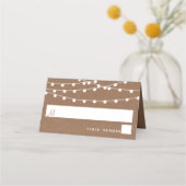 Het Rustic Kraft String Lights Wedding Collectie (Voorkant)