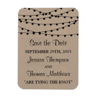 Het Rustic Kraft String Lights Wedding Collectie