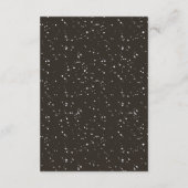 Het rustieke Tussenvoegsel van de Aanpassing van Informatiekaartje (Achterkant)