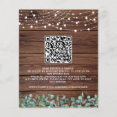 Het Rustige Koord van de begroting Lights QR Code  (Achterkant)