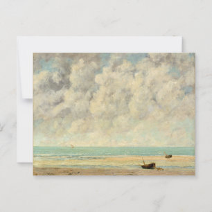 Het rustige Zee van Courbet Briefkaart