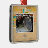 Het ruwe binnen wekken metalen ornament (Rechts)