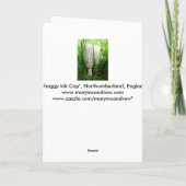 Het "ruwharige Pet van de Inkt " Kaart (Achterkant)