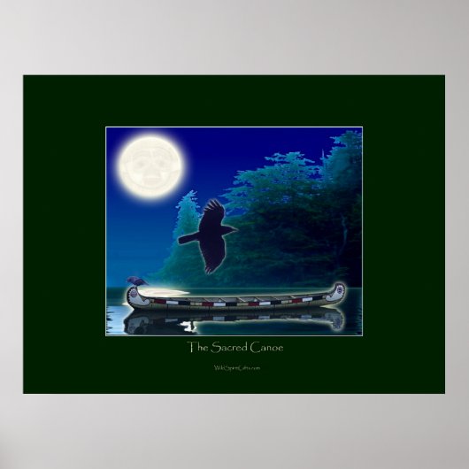 HET SACRED CANOE Art Poster (Voorkant)