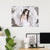 Het Sad Angel-Poster Poster (Thuiskantoor)