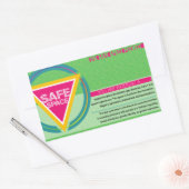 Het Safe Space Project Rechthoekige Sticker (Envelop)