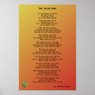 Het Salad Bowl-Poster Poster