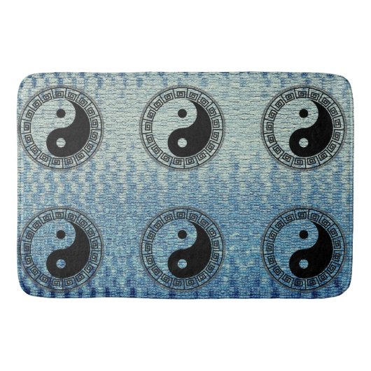 Het saldo: Ba Gua, acht trigrammen yin yang TCM Badmat (Voorkant)