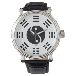 Het saldo: Ba Gua, acht trigrammen yin yang TCM Horloge