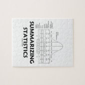 Het samenvatten van Statistieken (de Distributie v Legpuzzel (Horizontaal)