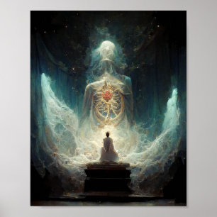 Het samenvattende Fantasy Sci-Fi Art Poster