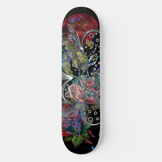 Het samenvoegen van Rozen Veelvoudige Design Skate Skateboard (Voorkant)