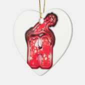 Het Santa Hat Collectie. Keramisch Ornament (Links)