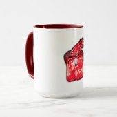 Het Santa Hat Collectie. Mok (Voorkant links)