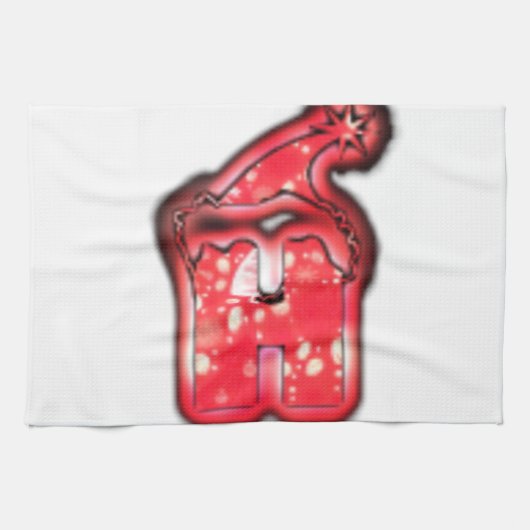 Het Santa Hat Collectie. Theedoek (Horizontaal)