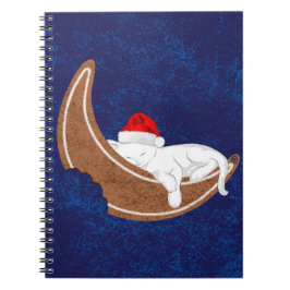 Het Santa Kat en de Gingerbread Moon Notitieboek