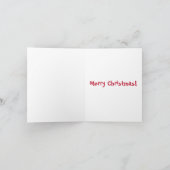 Het Santa probleem Bedankkaart (Binnen)