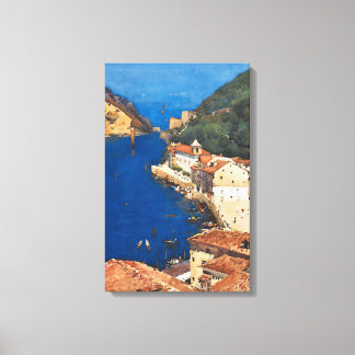 Het Sapphire Zee (Print) door Arthur Melville Canvas Afdruk