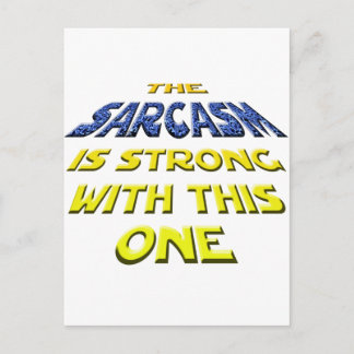 Het Sarcasme is sterk met deze Briefkaart