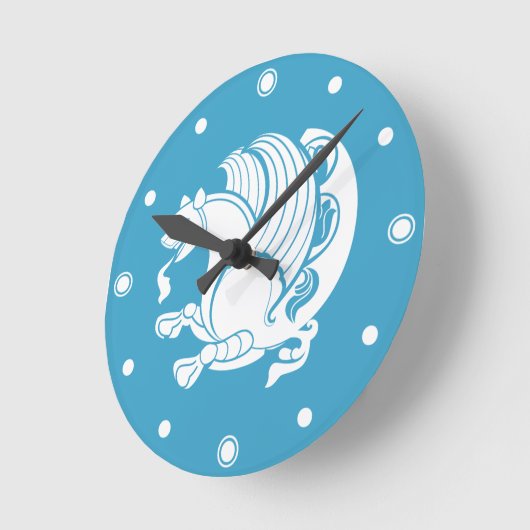 Het Sassanid Persian Rijk Embleem Ronde Klok (Hoek)