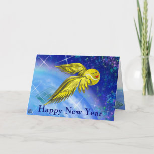 Het satelliet Gelukkige Nieuwjaar van het tennis Feestdagen Kaart