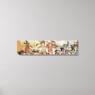 Het satirische papyrus canvas afdruk