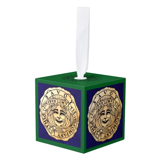 Het Savoy Kubus Ornament (Voorkant hoekig)