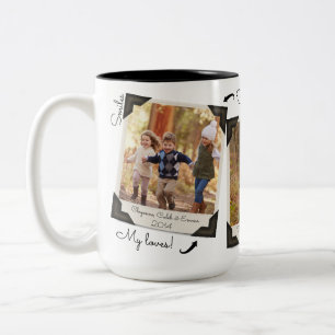 Het Scalbook van het Album van de Foto van de fami Tweekleurige Koffiemok