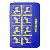 het scandinavische ontwerp , het zweedse paard , p badmat (Voorkant Verticaal)