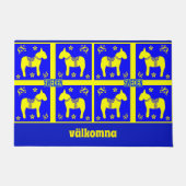 het scandinavische ontwerp , het zweedse paard , p deurmat (Voorkant)