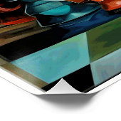 Het schaakspel perfect poster (Hoek)