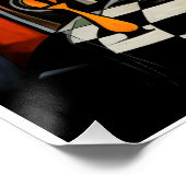 Het schaakspel perfect poster (Hoek)