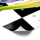 Het schaakspel Poster Perfect Poster (Hoek)